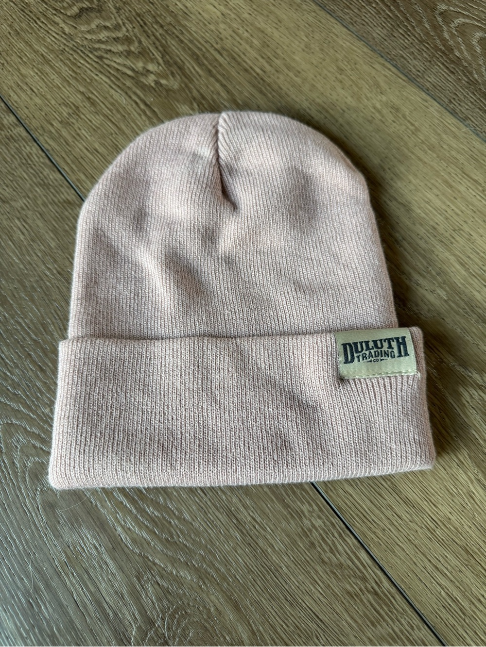 Duluth Trading Co Light Pink Knit Cuff Beanie